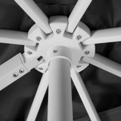 Schneider® Schneider Rhodos Twist-Bianco Ampelschirm 300x300cm Weiß/Anthrazit -Gartenmöbel Geschäft schneider rhodos twist bianco ampelschirm 300x300cm anthrazit 1098254 10