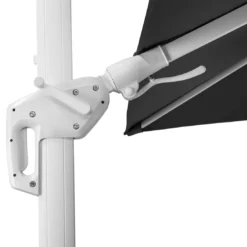 Schneider® Schneider Rhodos Twist-Bianco Ampelschirm 300x300cm Weiß/Anthrazit -Gartenmöbel Geschäft schneider rhodos twist bianco ampelschirm 300x300cm anthrazit 1098254 12