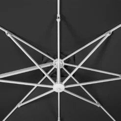 Schneider® Schneider Rhodos Twist-Bianco Ampelschirm 300x300cm Weiß/Anthrazit -Gartenmöbel Geschäft schneider rhodos twist bianco ampelschirm 300x300cm anthrazit 1098254 9