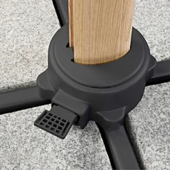 Schneider® Schneider Rhodos Twist-Woody Ampelschirm 300x300cm Natur -Gartenmöbel Geschäft schneider rhodos twist woody ampelschirm 300x300cm 1357095 10