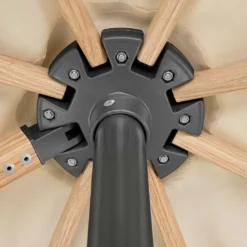 Schneider® Schneider Rhodos Twist-Woody Ampelschirm 300x300cm Natur -Gartenmöbel Geschäft schneider rhodos twist woody ampelschirm 300x300cm 1357095 9