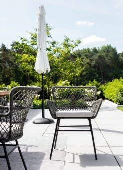 Schöner Wohnen Bonaire Schirmständer Ø50cm Aluminium/Beton Schwarz -Gartenmöbel Geschäft schoener wohnen bonaire schirmstaender durchm50cm aluminium beton 1470604 3