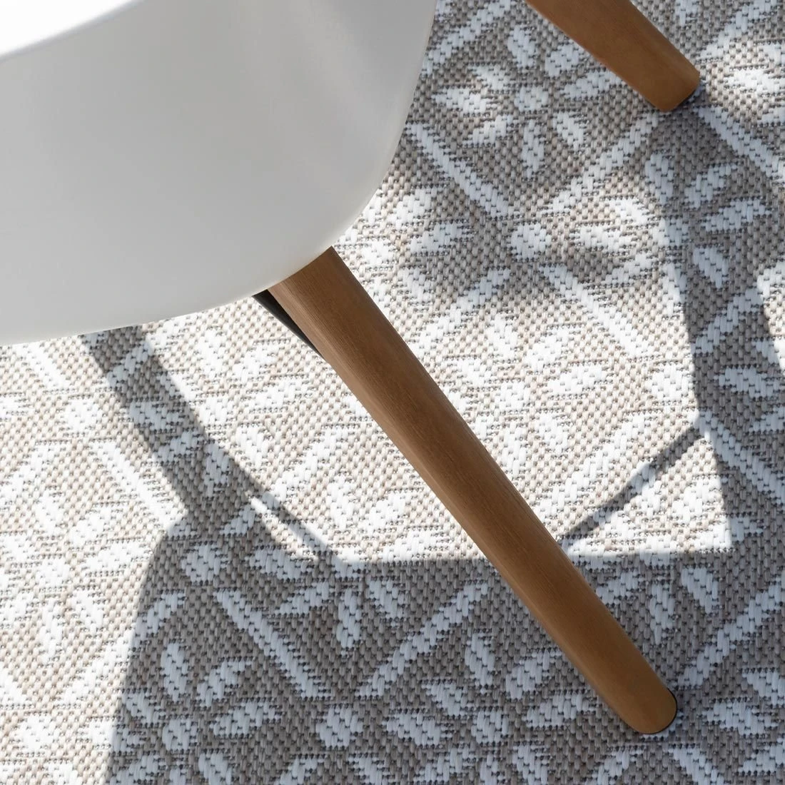 Schöner Wohnen Texel Gartensessel Eukalyptus/Kunststoff Natur/Weiß 3 Schöner Wohnen Texel Gartensessel Eukalyptus/Kunststoff Natur/Weiß – Bild 3