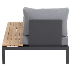 Siena Garden Alvida Gartenliege Links Aluminium/Polyester Matt Anthrazit/Grau -Gartenmöbel Geschäft siena garden alvida loungeliege links aluminium polyester inkl kissen 1427418 5