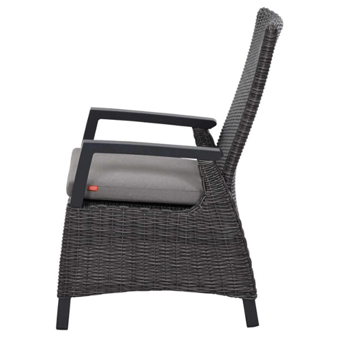 Siena Garden Corido Gartensessel Aluminium/Geflecht Inkl. Kissen Matt Anthrazit/Charcoal Grey 5 Siena Garden Corido Gartensessel Aluminium/Geflecht Inkl. Kissen Matt Anthrazit/Charcoal Grey – Bild 5