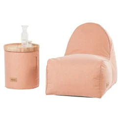 Siena Garden FLOW.U Round Sitzsack Ø 45 Cm Apricot -Gartenmöbel Geschäft siena garden flow u round sitzsack durchm 45 cm 1462079 5