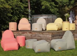 Siena Garden FLOW.U Round Sitzsack Ø 45 Cm Apricot -Gartenmöbel Geschäft siena garden flow u round sitzsack durchm 45 cm 1462079 8