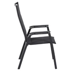 Siena Garden Milano Stapelsessel Aluminium/Ranotex®-Gewebe Matt Anthrazit/Grau -Gartenmöbel Geschäft siena garden milano stapelsessel aluminium ranotexr gewebe 1425361 4