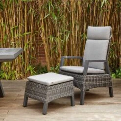 Siena Garden Taranto Gartensessel Aluminium/Gardino®-Geflecht Matt Anthrazit/Blau-Grau -Gartenmöbel Geschäft siena garden taranto verstellsessel aluminium geflecht 1425251 4