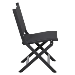Siena Garden Tesoro Klappstuhl Aluminium/Ranotex®-Gewebe Matt Anthrazit/Silber-Schwarz -Gartenmöbel Geschäft siena garden tesoro klappstuhl aluminium ranotexr gewebe 1434194 4