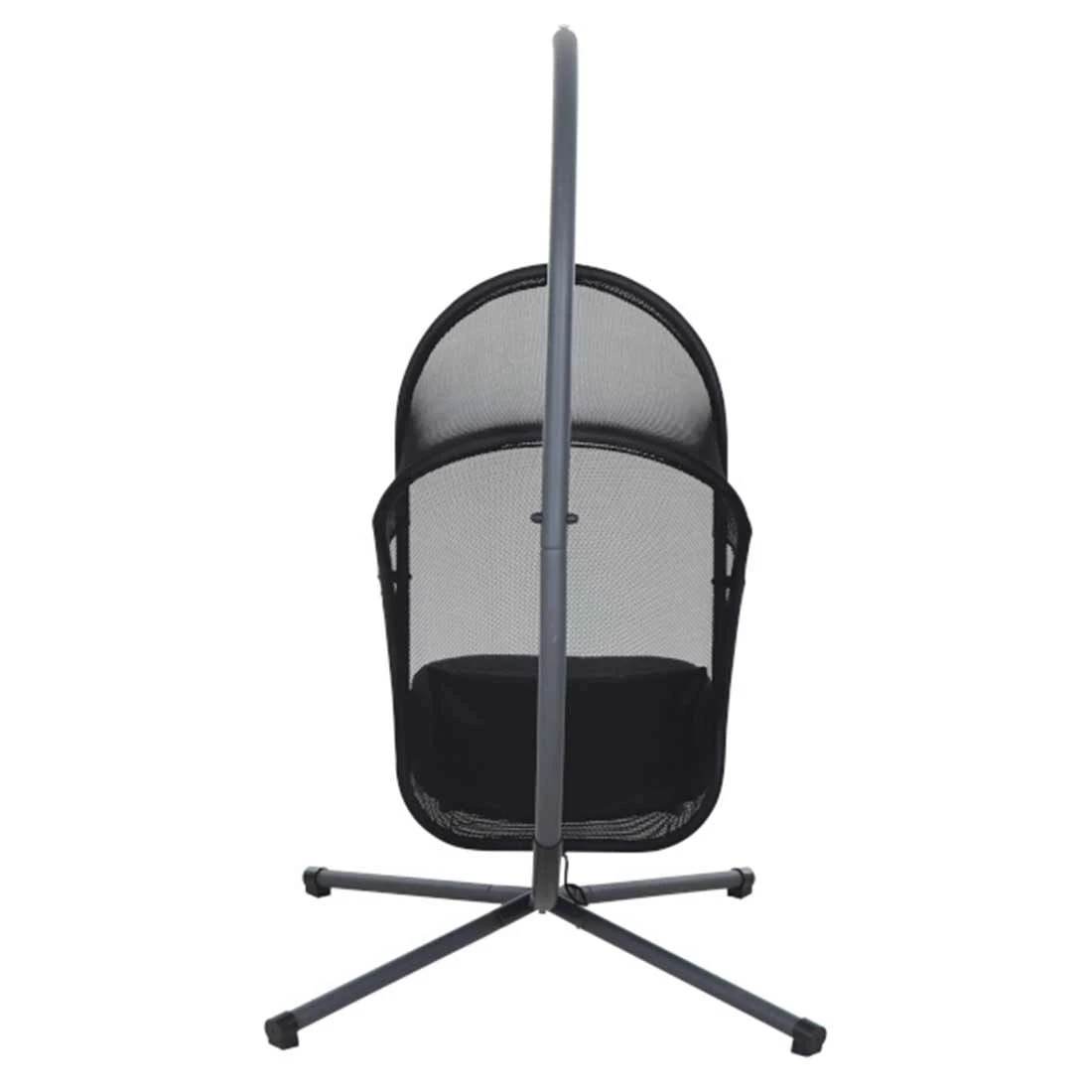 Siena Garden Yobaya Hängesessel Stahl/Polyester Inkl. Kissen Anthrazit/Cool Black 5 Siena Garden Yobaya Hängesessel Stahl/Polyester Inkl. Kissen Anthrazit/Cool Black – Bild 5