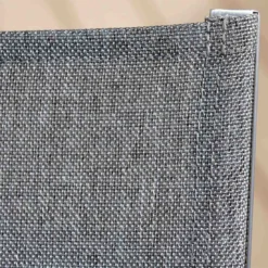 Stern Allround Rollliege Edelstahl/Textilene Silber/Leinen Grau -Gartenmöbel Geschäft stern allround rollliege edelstahl textilene 1395023 3