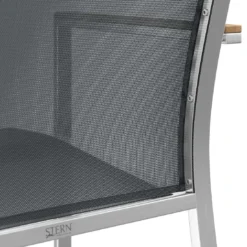 Stern Cardiff Stapelsessel Edelstahl/Textilene Silbergrau -Gartenmöbel Geschäft stern cardiff stapelsessel edelstahl textilene silbergrau 9