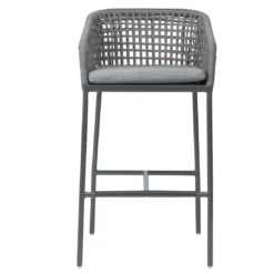 Stern Greta Garten-Barstuhl Aluminium/Rope Inklusive Kissen Anthrazit/Platin/Seidengrau -Gartenmöbel Geschäft stern greta barhocker aluminium rope inkl kissen anthrazit platin seidengrau 1198508 3