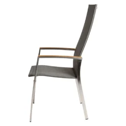 Stern Mika Stapelsessel Hoch Edelstahl/Textilene Silber/Leinen Grau -Gartenmöbel Geschäft stern mika stapelsessel hoch edelstahl textilene 1367886 4