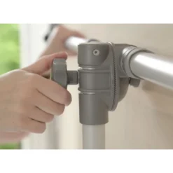 Suncomfort Flex-Roof Mittelstockschirm 210x150 Cm Ecru -Gartenmöbel Geschäft suncomfort flex roof balkonschirm 210x150cm alum 040 ecru 1250692 3