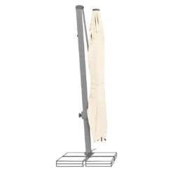 Suncomfort Varioflex Ampelschirm 300x300cm Ecru 15 Suncomfort Varioflex Ampelschirm 300x300cm Ecru -Gartenmöbel Geschäft suncomfort varioflex ampelschirm 300x300cm 1355830 5