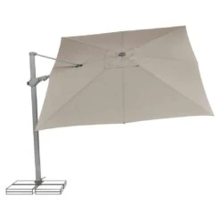 Suncomfort Varioflex Ampelschirm 300x300cm Off-Grey -Gartenmöbel Geschäft suncomfort varioflex ampelschirm 300x300cm 1355841 4