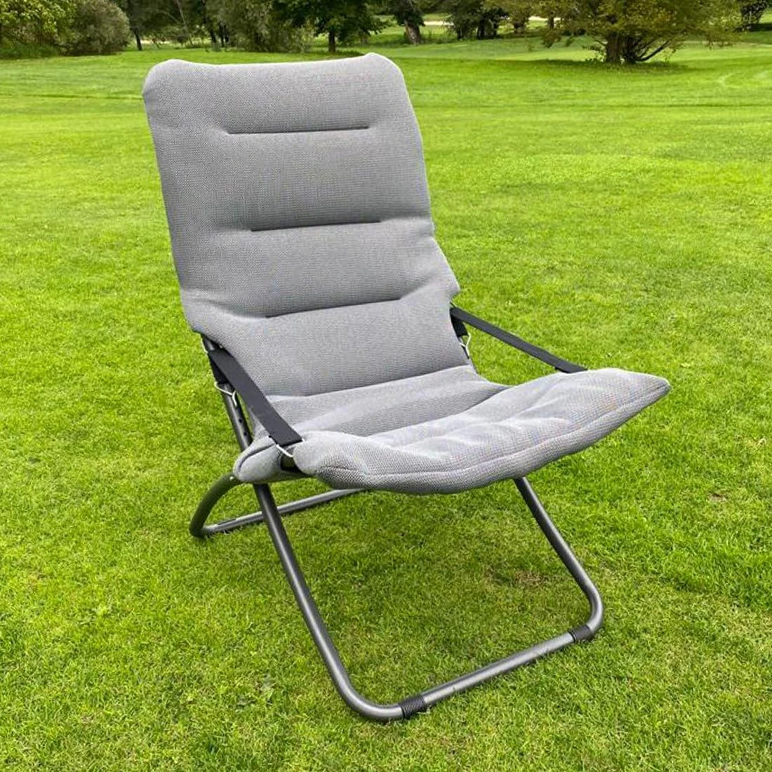 Sungörl Fiesta Sky Dream Klappsessel Aluminium/3D Mesh Anthrazit/Grün 2 Sungörl Fiesta Sky Dream Klappsessel Aluminium/3D Mesh Anthrazit/Grün – Bild 2