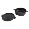 Weber 2in1 Dutch Oven & Pfanne Emailliertes Gusseisen
