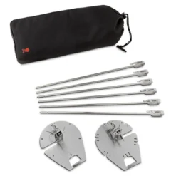 Weber Crafted Spieße-Set Für Drehspieß -Gartenmöbel Geschäft weber crafted spiesse set fuer drehspiess 1407508 3