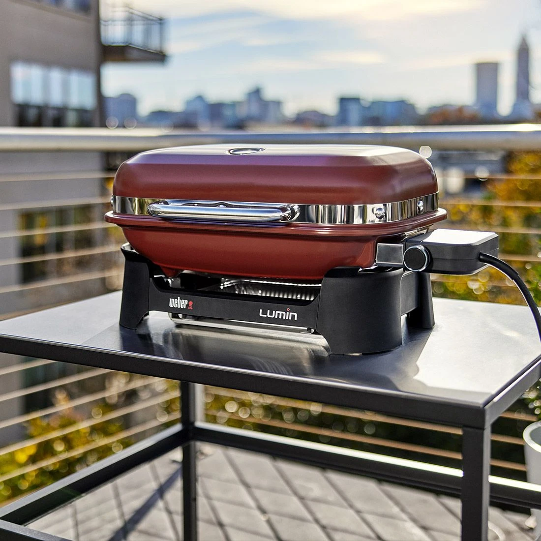 Weber Lumin Elektrogrill Rot 2 Weber Lumin Elektrogrill Rot – Bild 2