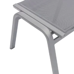 Zebra Fly Hocker Aluminium/Textilene Elegance Grey/Dark Grey -Gartenmöbel Geschäft zebra fly hocker aluminium textilene 1353487 4